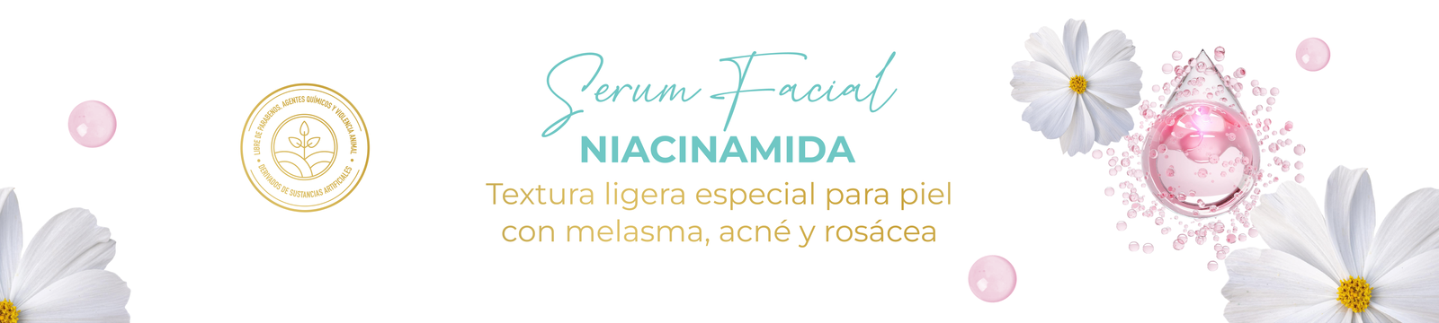 Banner de Serum facial niacimanida
